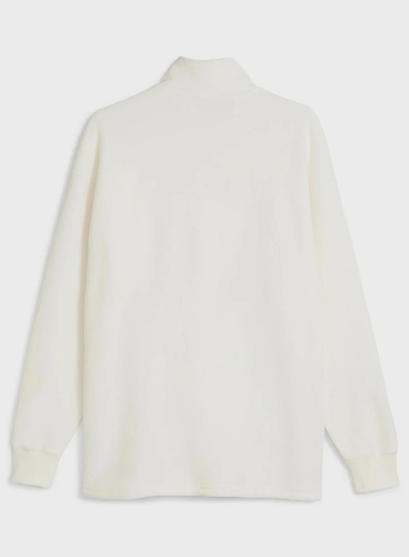 PUMA Classics Fleece Half Zip Through