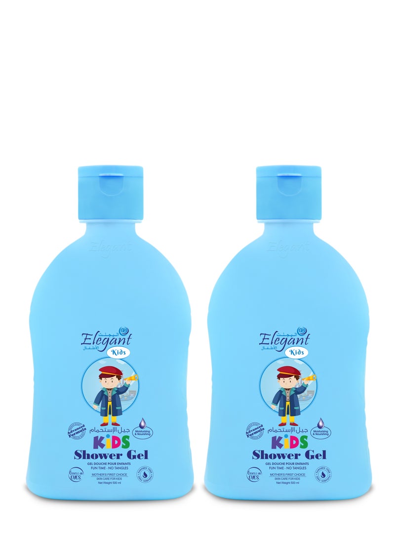Elegant Elegant Kids Shower Gel for boys 500ml Twin Pack  - Image 1