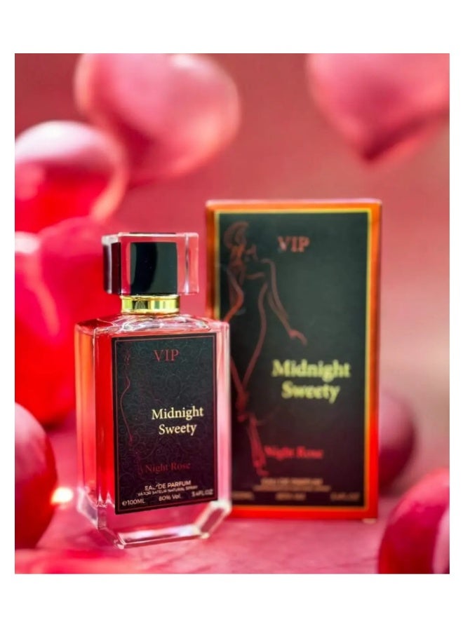 ALMAS PERFUMES Midnight Sweety VIP Night Rose For Women EDP 100ml - Image 4