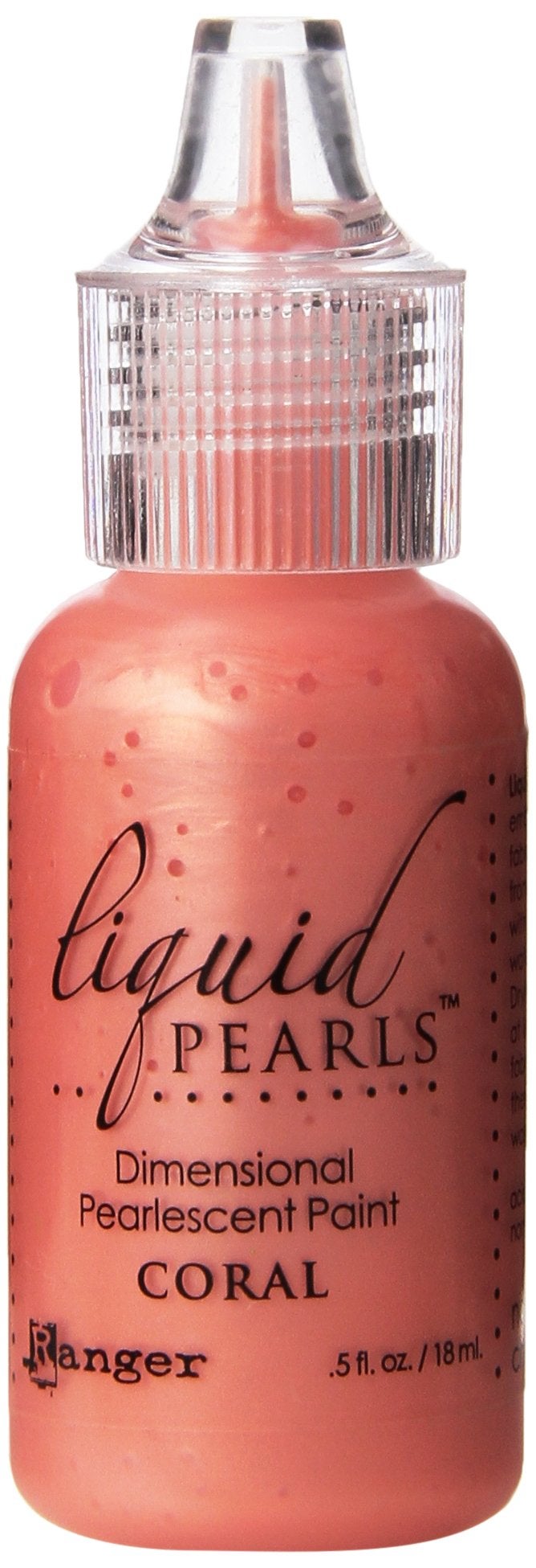 Ranger LPL-47520 Liquid Pearls Glue, 0.5 oz, Coral - Image 4