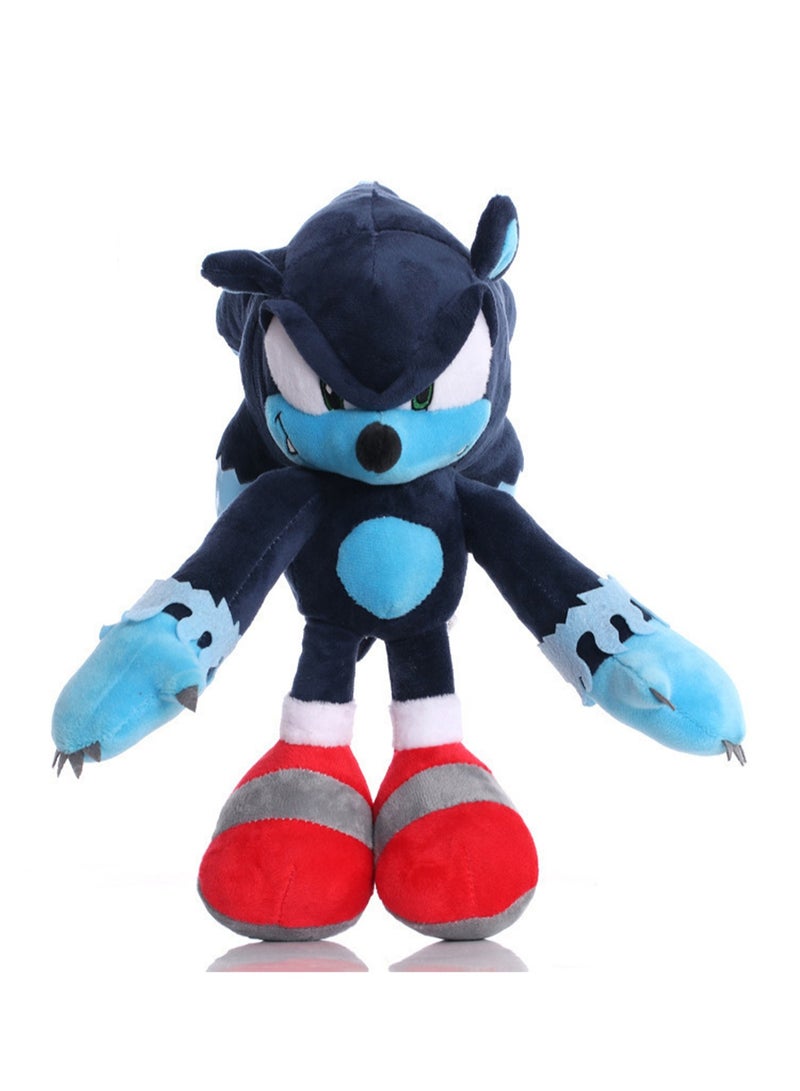 Cartoon Doll Doll Children Cute Anime Plush Toy (Royal Blue Sonic) - Image 1