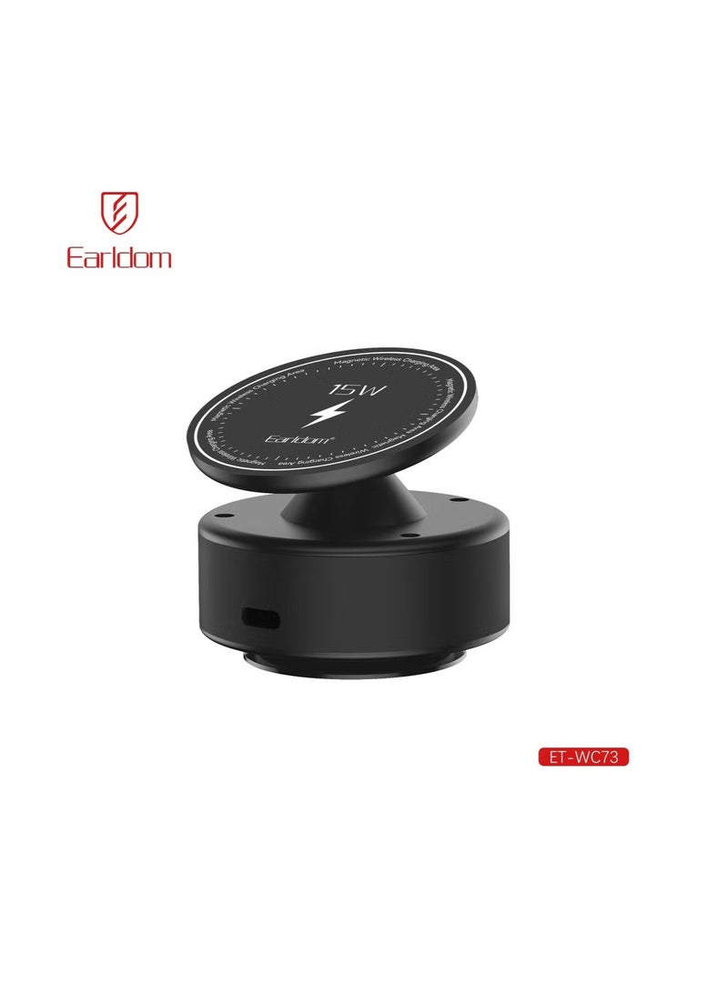 Earldom 15w Wireless Magnetic Suction Cup Holder WC73 - Image 4