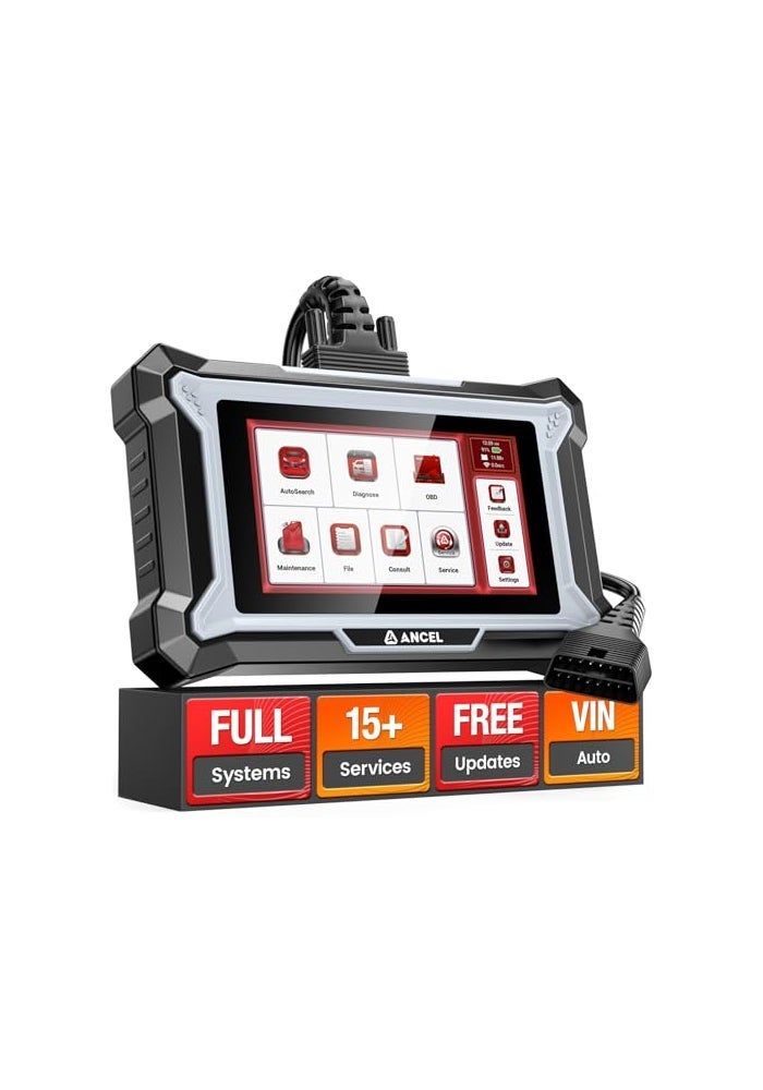 ANCEL DS200 Full System OBD2 Scanner with 15+ Reset Services