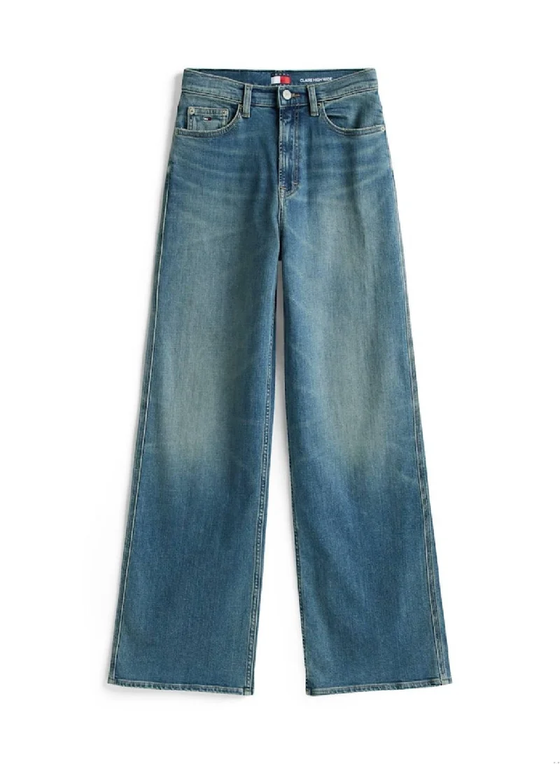 TOMMY JEANS Claire High Rise Wide Leg Jeans