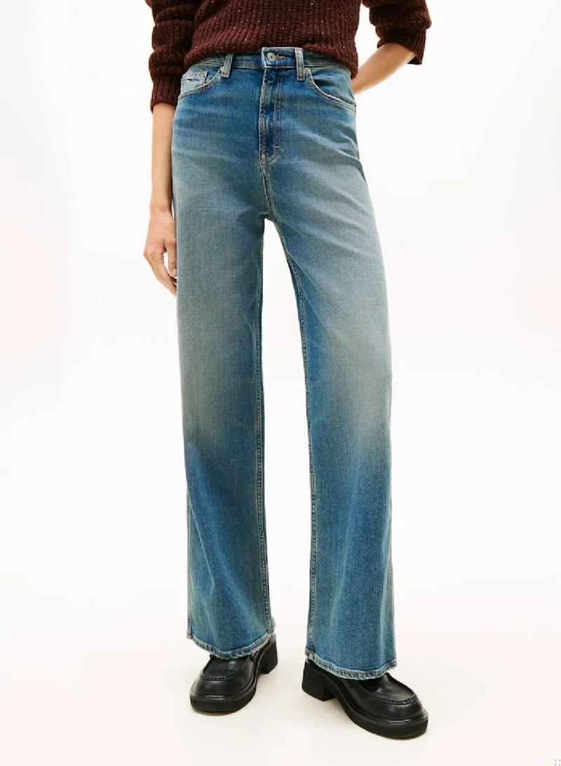 TOMMY JEANS Claire High Rise Wide Leg Jeans