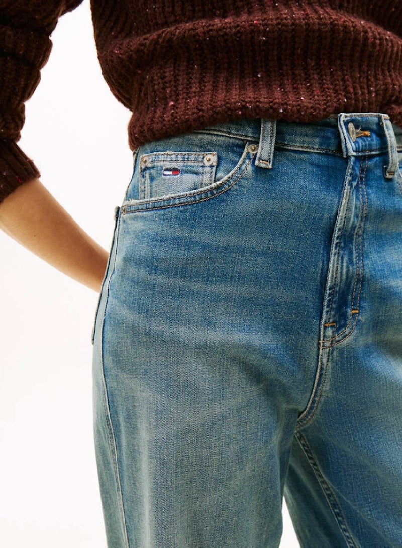 TOMMY JEANS Claire High Rise Wide Leg Jeans - Image 2