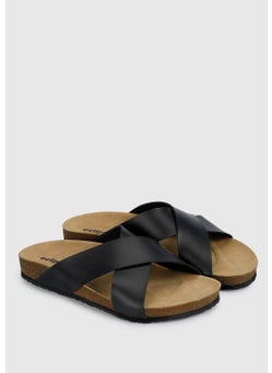 eclipse Black Men's Slippers  - Image 2