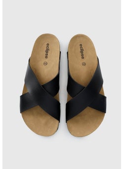eclipse Black Men's Slippers  - Image 4