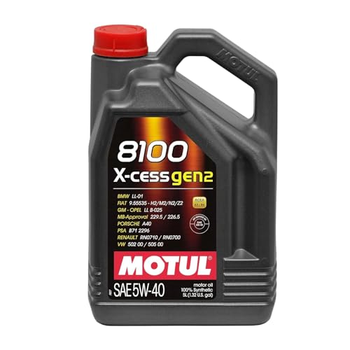 Motul 8100 5W40 X-Cess 5L (Pack of 2) - Image 1
