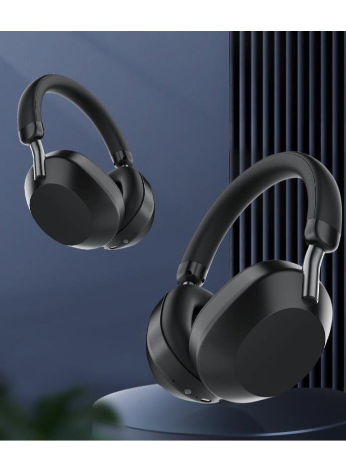 XM5 Wireless Noise-Cancelling Headphones Platinum Black Same Style - Image 1