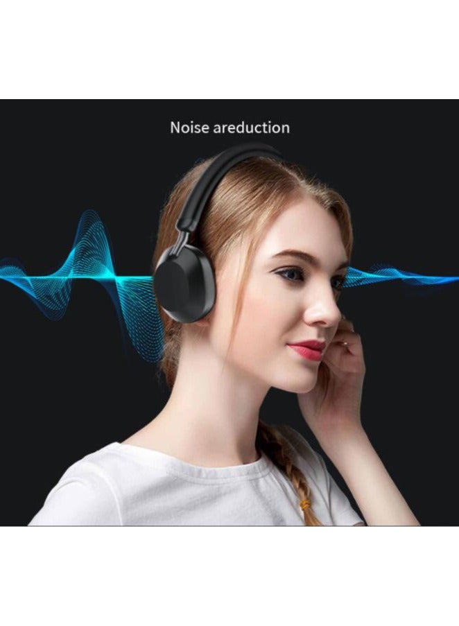 XM5 Wireless Noise-Cancelling Headphones Platinum Black Same Style - Image 2