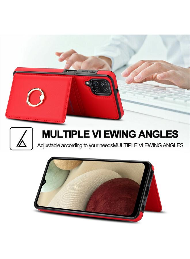 S-TOP Case For Samsung Galaxy A12 RFID Anti-theft Card Ring Holder Phone Case - Image 4