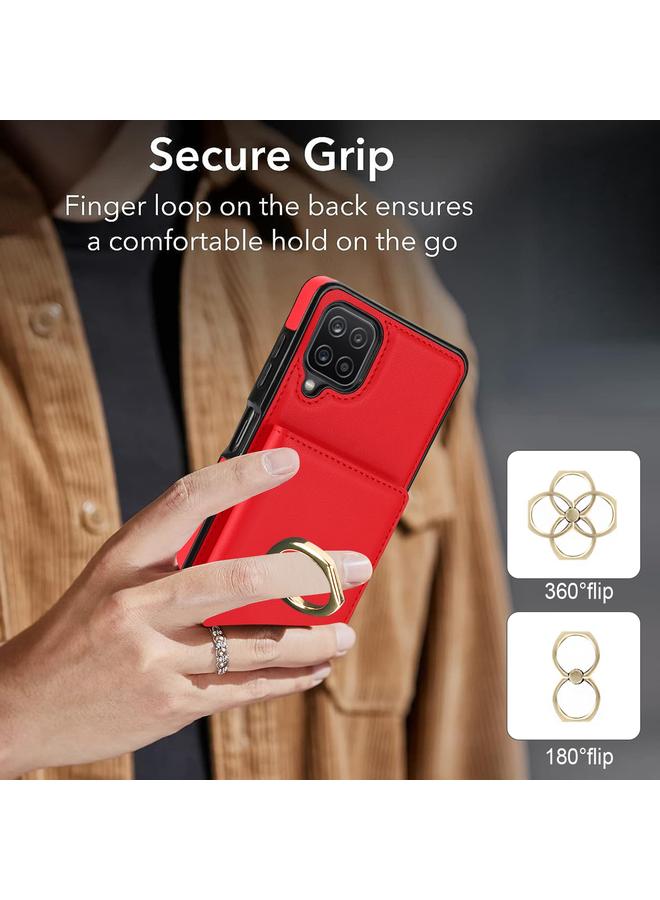 S-TOP Case For Samsung Galaxy A12 RFID Anti-theft Card Ring Holder Phone Case - Image 3