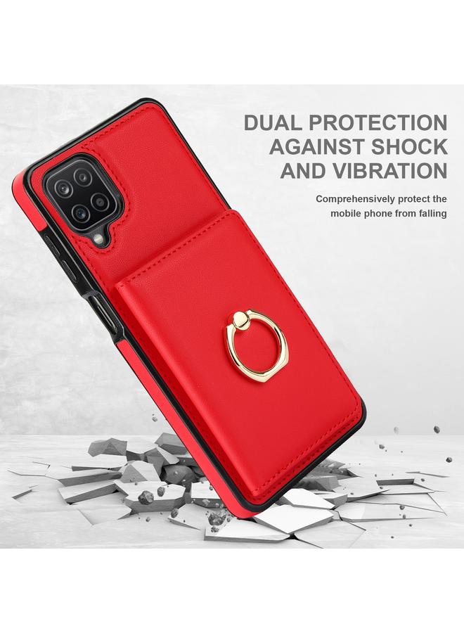 S-TOP Case For Samsung Galaxy A12 RFID Anti-theft Card Ring Holder Phone Case - Image 2