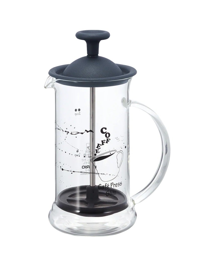 Hario Slim Coffee Press 240ml, Black - Image 1