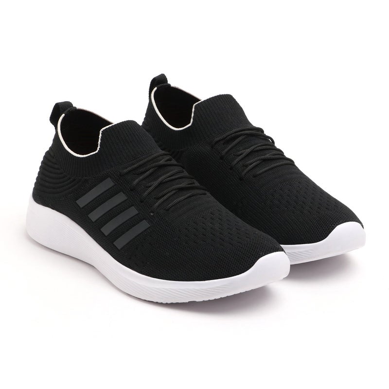 Face Black Sneakers for Men - Image 3