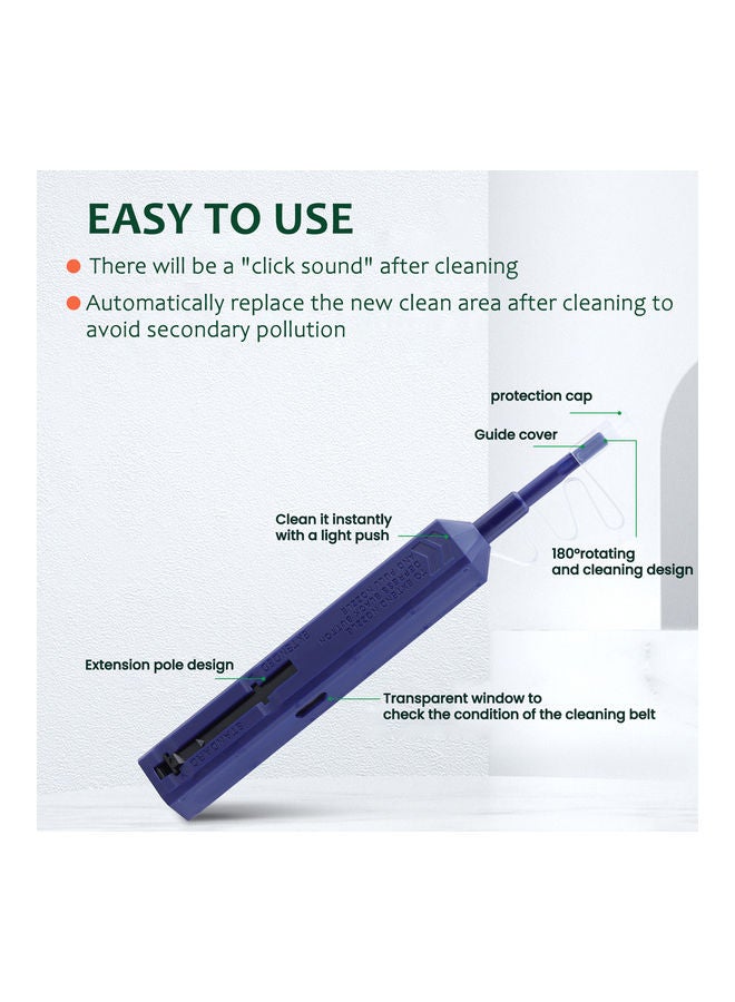 نيبمينينت منظف محمول لأسلاك الألياف الضوئية بنقرة واحدة فقط أزرق - Image 2