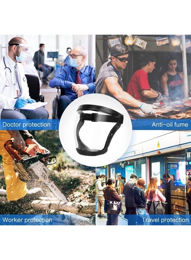 Full-Face Clear Shield for Adults – High-Definition Anti-Fog Mask – Splash and Sand Protection – Durable Plastic Head Cover - Image 4