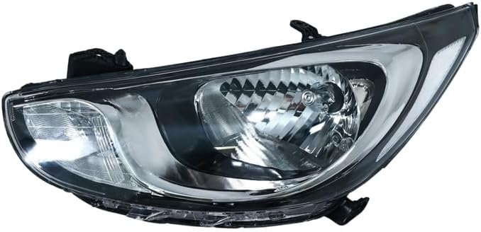 VISH Head Lamp (Driver Side) for Hyundai Accent (2011-2013) Aftermarket Replacement - Image 1