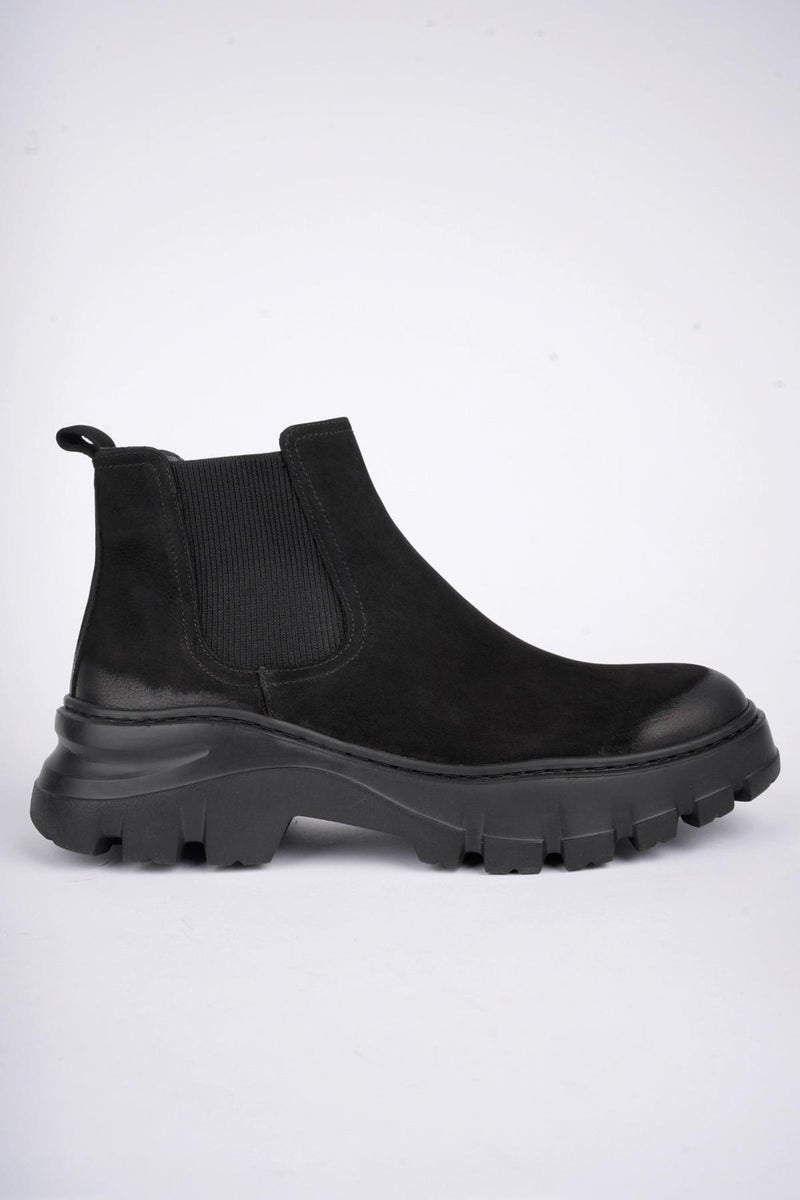 muggo Ragnar Guaranteed Leather Thick Sole Men's Chelsea Boots  - Image 1