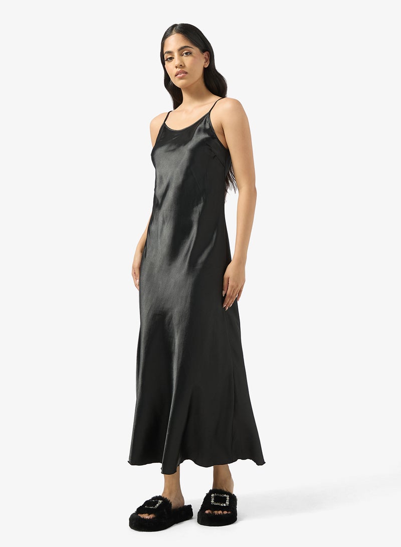 جينجر فستان نوم ساتان انزلاقي - Image 4