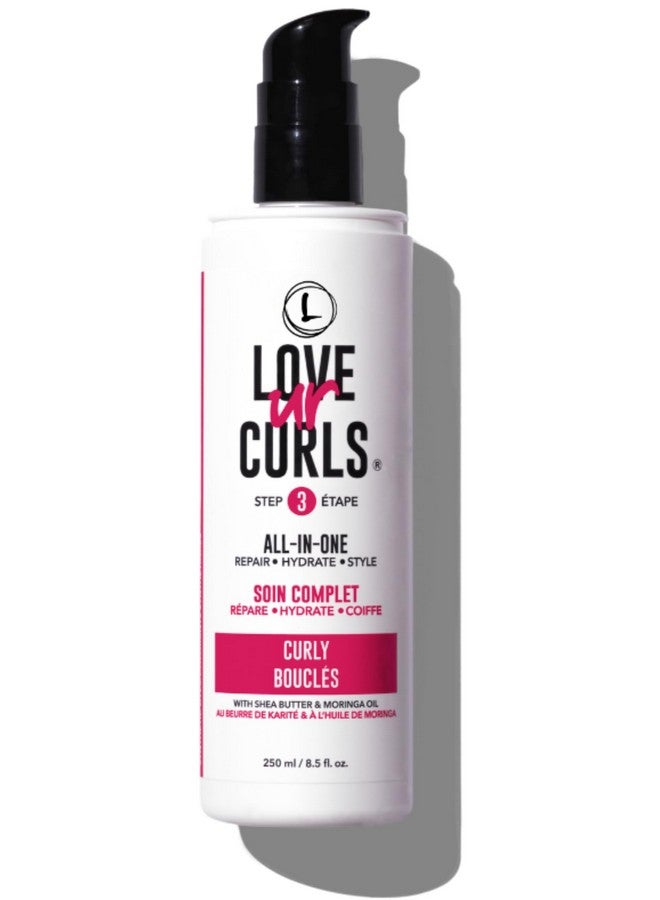 Love Ur Curls - LUS All in One Curl Cream Styler, Anti Frizz Curling Cream for Curly Hair, Repair, Define, Hydrate & Style with Shea Butter, 250mL - Image 1
