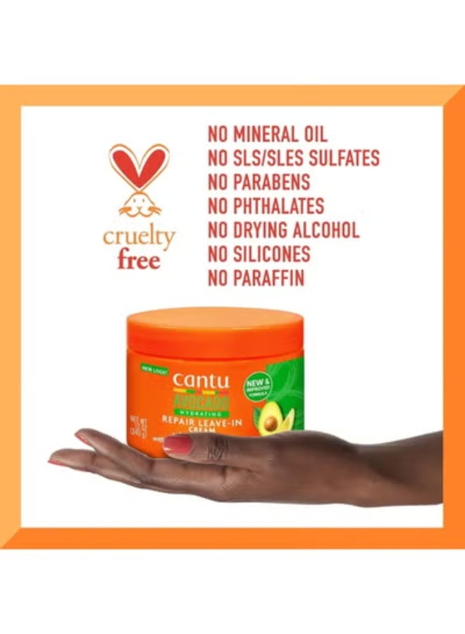 Cantu Avocado Hair Repair & Moisturize Cream - 340g - Image 4