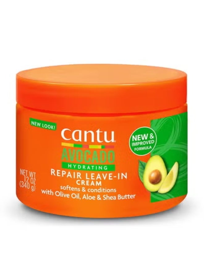 Cantu Avocado Hair Repair & Moisturize Cream - 340g - Image 1