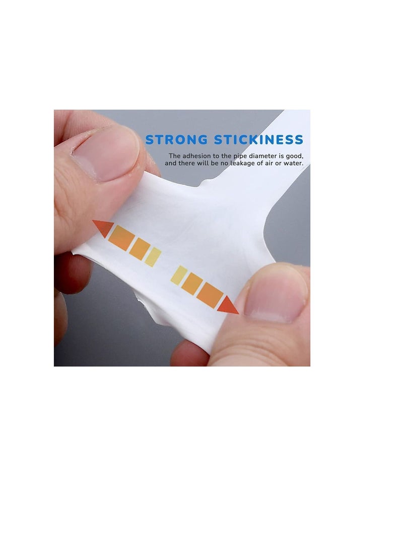 ROBUSTLINE - Robustline Thread Sealing Teflon Tape with 0.25g/cm2 Density, 0.9MM x 12MTR PTFE for Pipe Fittings and Fixing Water Leak (12 MTRS) (250) - Image 1