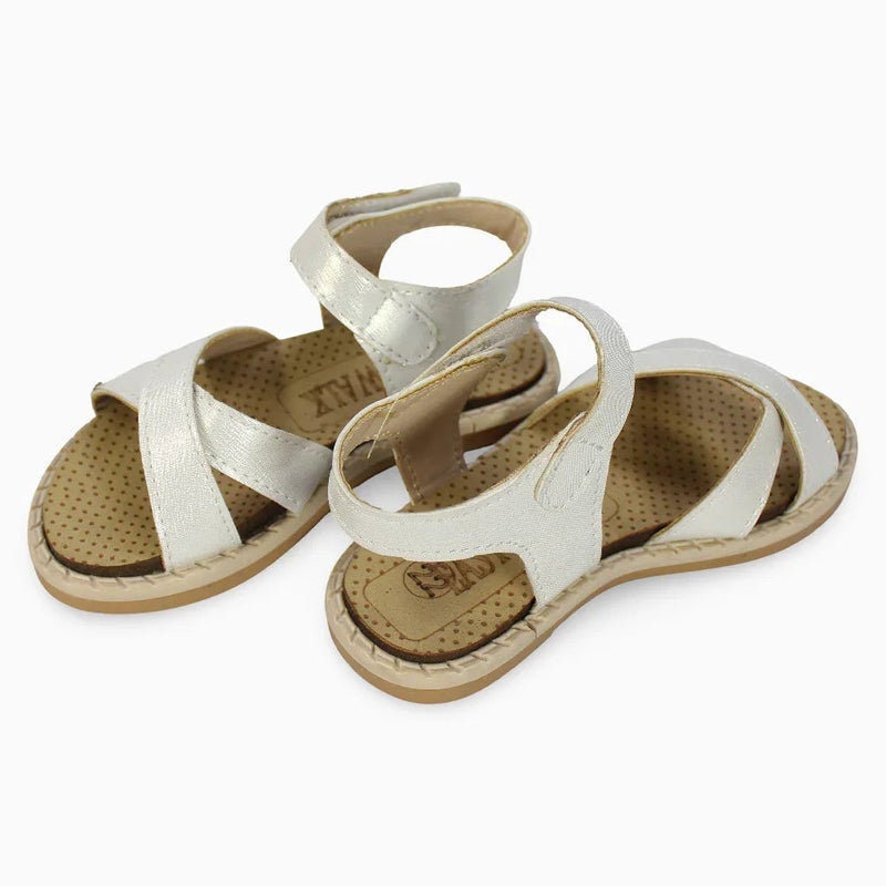 EASY Baby Girls Leather Sandals - Image 2