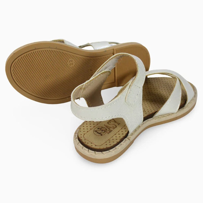 EASY Baby Girls Leather Sandals - Image 3