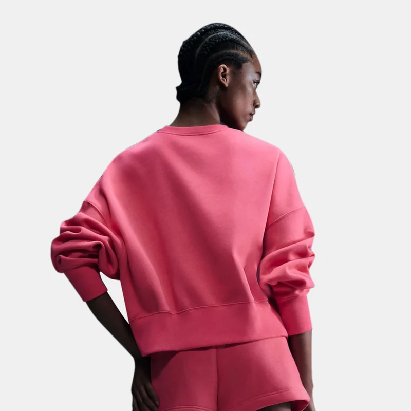 Nike Pink Women's Sportswear Phoenix Fleece Sweatshirt for Women | Best Price UAE