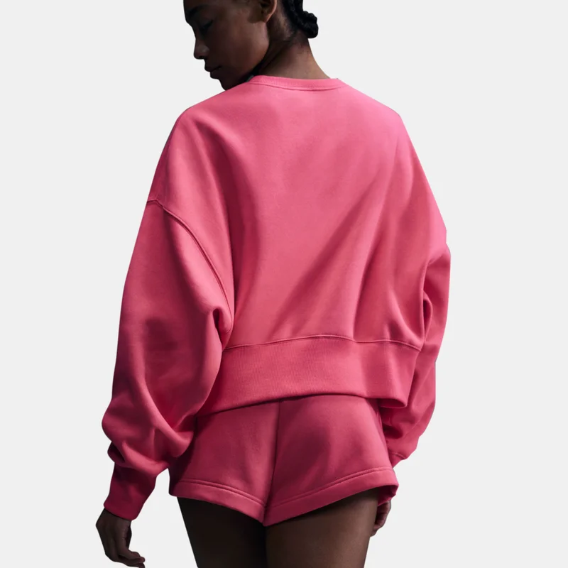 Nike Pink Women's Sportswear Phoenix Fleece Sweatshirt for Women | Best Price UAE