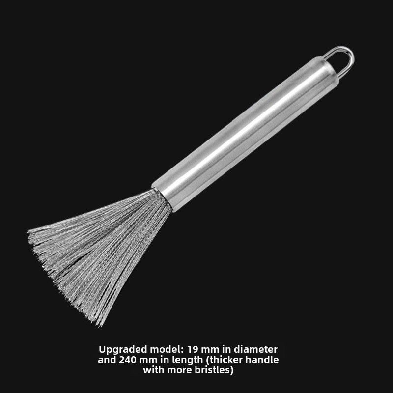 Stainless Steel Pot Brush with Handle 26cm large - Image 2
