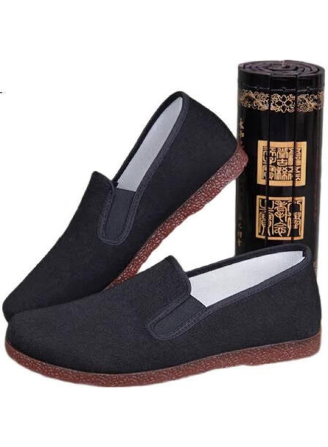 Weizhi Men'S Cloth Shoes Beijing Cloth Shoes Traditional Casual Low-Top Work Shoes Slip-On Elderly Shoes Wz1037 - Image 3