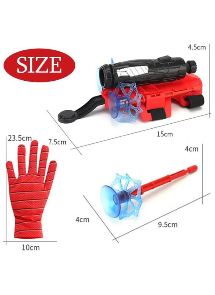 Generic - Spider Web Shooter Toy for Kids, Realistic Spider-Man Hand Gloves, Hero Shooting Wrist Play Set, Kids Birthday Gift and Educational Toys for Kids - Image 1