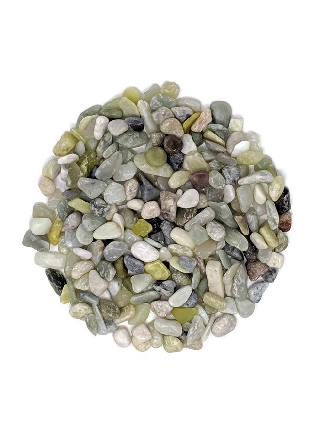 ميدويست هيرث حصى اليشم الطبيعية المزخرفة المصقولة بحجم 3/8 بوصة (كيس 2 رطل) - Image 4