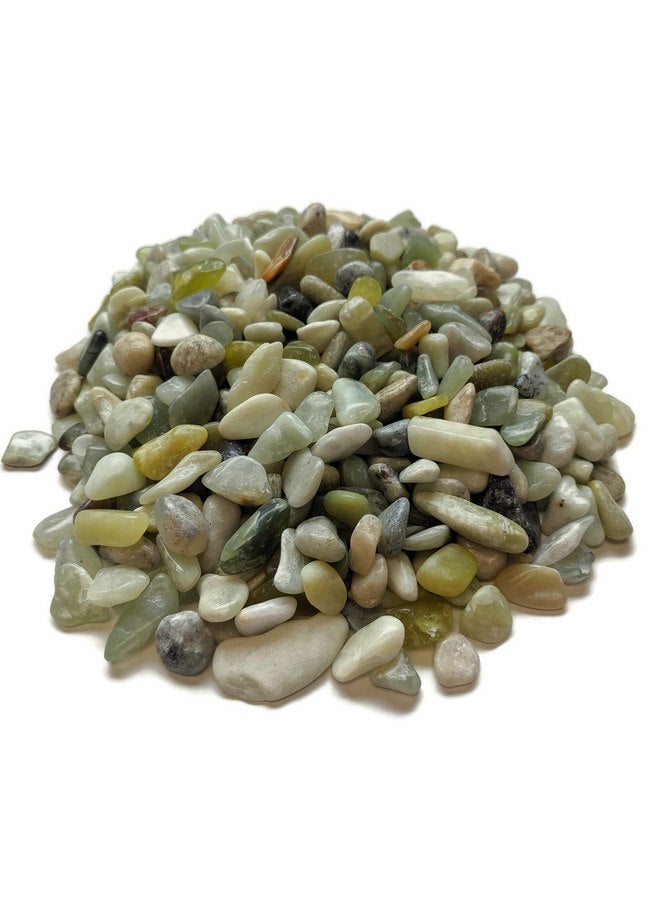 ميدويست هيرث حصى اليشم الطبيعية المزخرفة المصقولة بحجم 3/8 بوصة (كيس 2 رطل) - Image 3