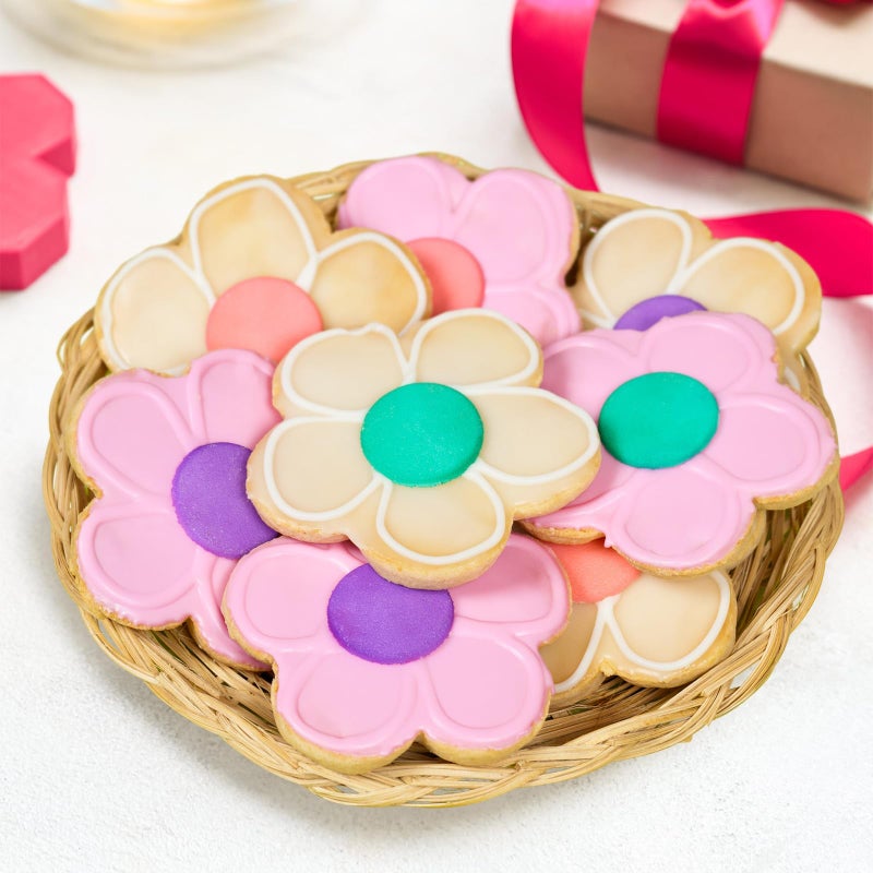 ALL-TOP ALLTOP Flower Cookie Cutter Set â€“ 4 Different Sizes of Scalloped Stainless Steel Biscuit Cutters for Baking, Donut, English Muffin, and More - Image 5