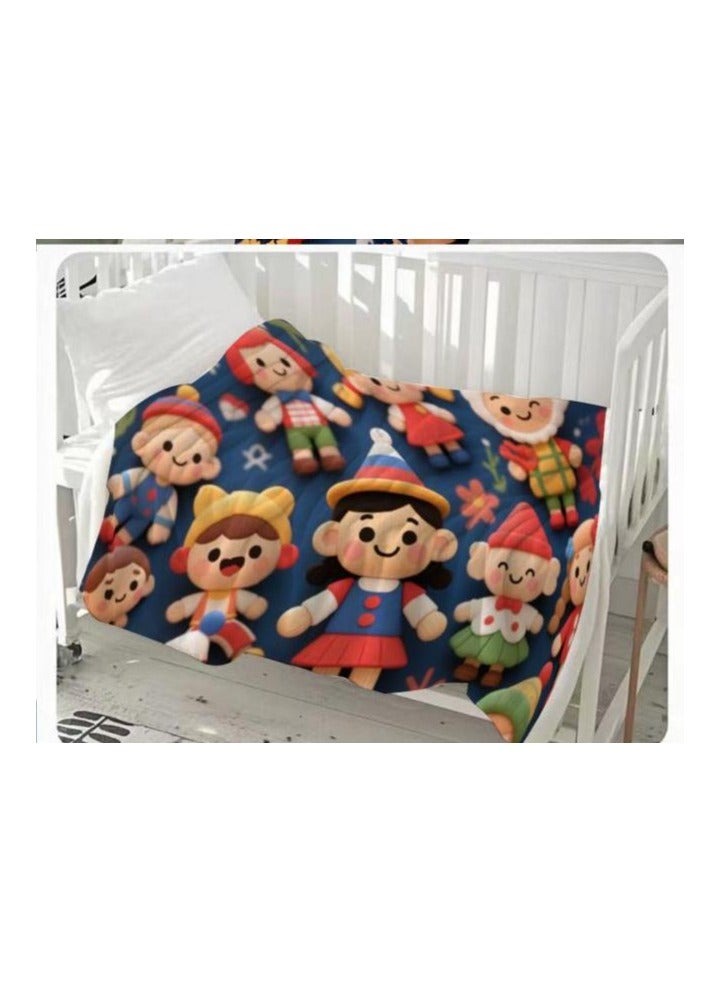 general Flannel thin blanket (warm and comfortable, suitable for sleep, gaming, dust removal and sandproof) 150cm*200cm - 1164 - Image 3