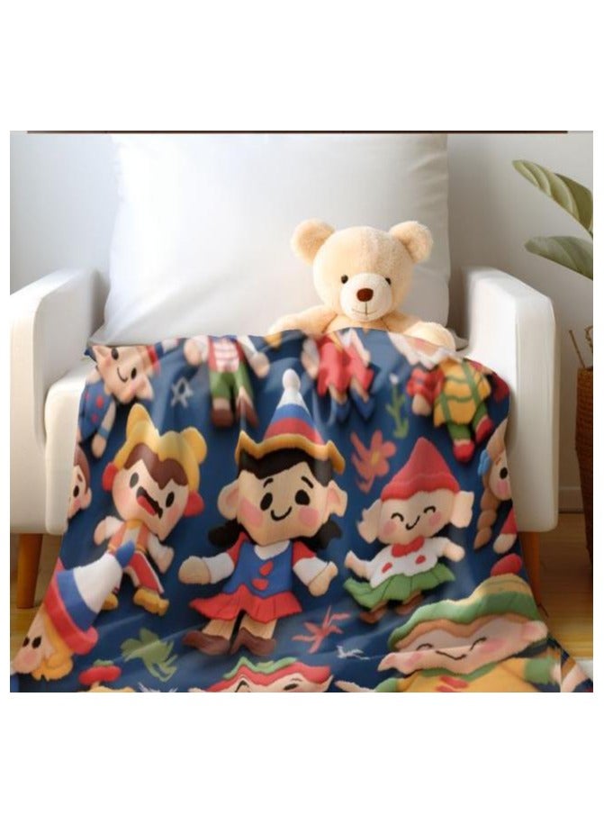 general Flannel thin blanket (warm and comfortable, suitable for sleep, gaming, dust removal and sandproof) 150cm*200cm - 1164 - Image 5