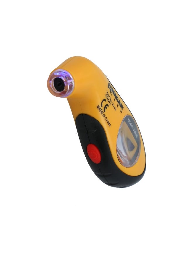WAGAN Auto-shutoff Digital LCD display Tire Gauge with LED Light Yellow and Black - Image 2
