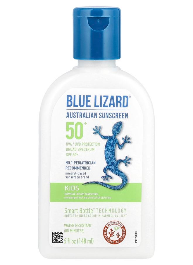 Blue Lizard Australian Sunscreen - Kids Mineral-Based Sunscreen SPF 50+ 5 fl oz (148 ml) - Image 1