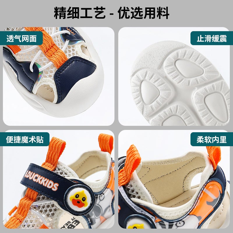 Little Yellow Duck Children'S Shoes Boys Sandals Closed Toe Summer Children'S Shoes Girls Baby Functional Shoes Girls Children Non-Slip - Image 3