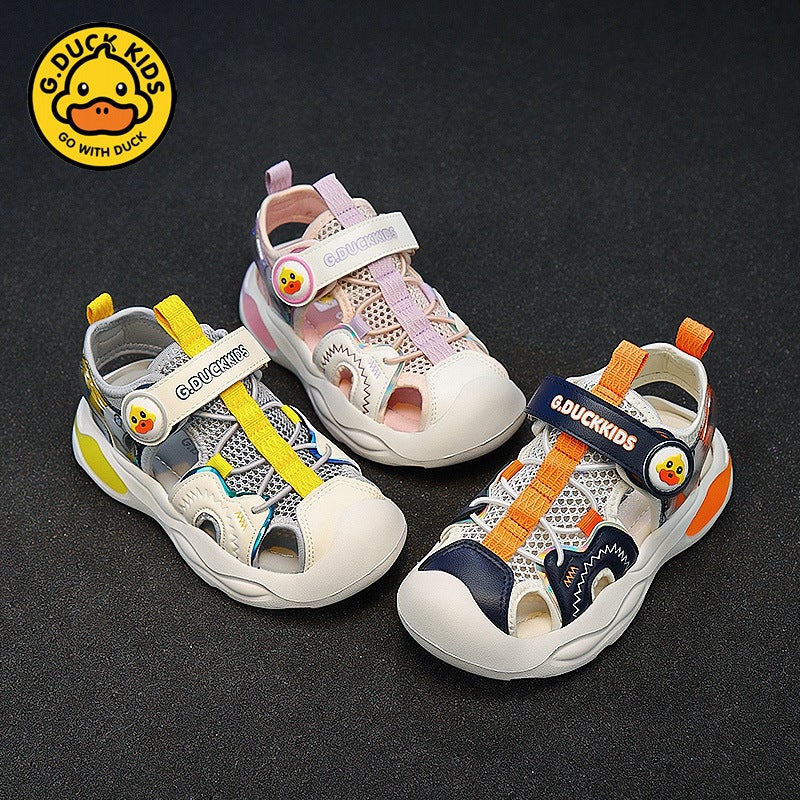 Little Yellow Duck Children'S Shoes Boys Sandals Closed Toe Summer Children'S Shoes Girls Baby Functional Shoes Girls Children Non-Slip - Image 5