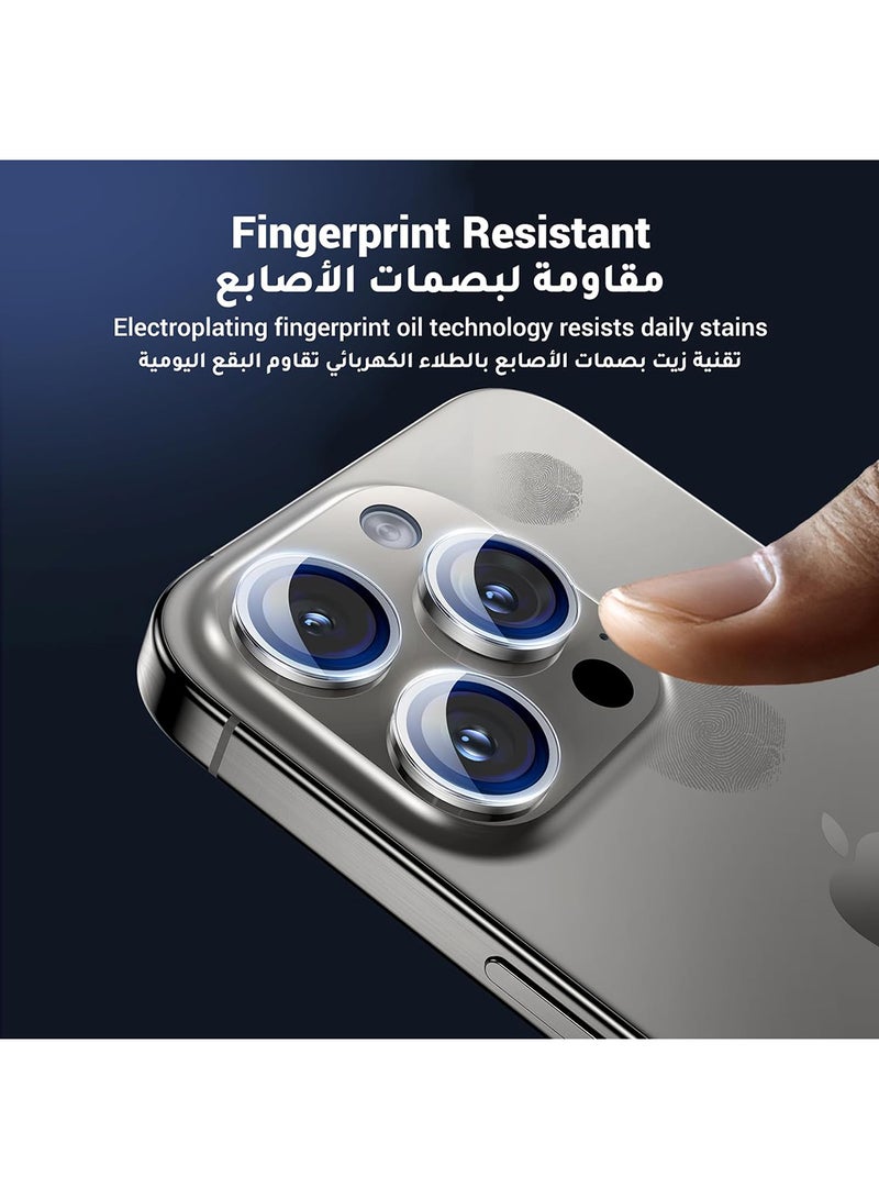Ugreen iPhone 15 Pro/15 Pro Max Camera Lens Protector【HD Clear Anti-Glare】【Case Friendly】Ultra-thin 9H Tempered Glass, Scratch-Resistant, Individual Lens Protector for iPhone 15 Pro/15 Pro Max - Image 5