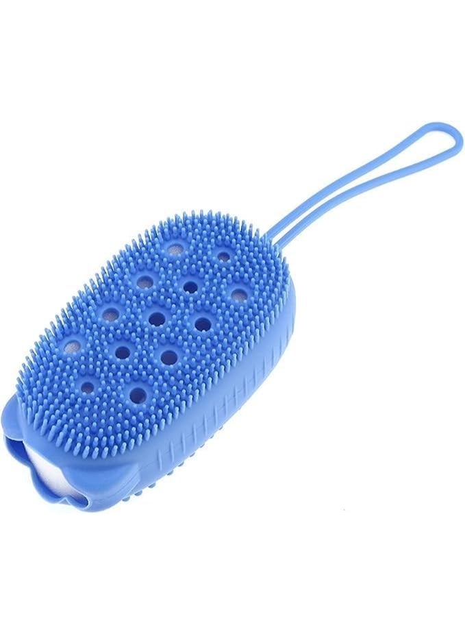Ultra-Soft Silicone Bath Loofah with Dual-Sided Rebound Sponge – Deep Cleaning & Gentle Massage – Antibacterial Body Scrubber for Men & Women – Color May Vary - Image 5