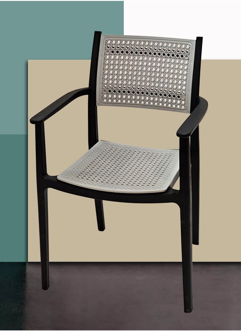 Living - Stackable outdoor modern hotel plastic restaurant dining chair chairs for events coffee shop - Image 1
