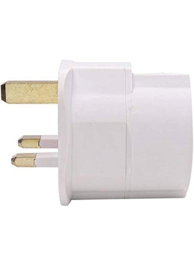 Royal Apex Royal Apex EU to UK Plugs Adapter, British Plug to EU Schuko Female Plugs Power Converter, 2 Pin Socket EU to UK Travel Adapter, 13A 250V BS1362 FUSED (Pack of 2 pcs)  - Image 4