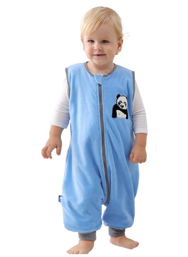 Sincere ililmmoe Baby Sleep Sack Spring Autumn Warm Infant Walking Sleeping Bag with Legs Wearable Blankets Pajamas 6months-4Years Panda/S - Image 1